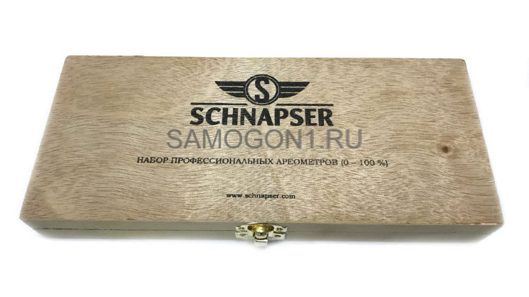 Комплект профессиональных ареометров Schnapser АСП-3
